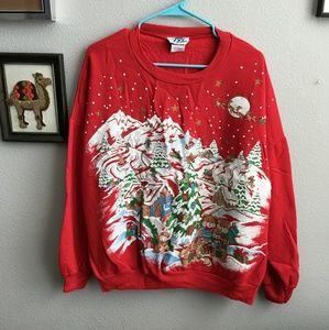 Vintage 80s Ugly Christmas Sweater